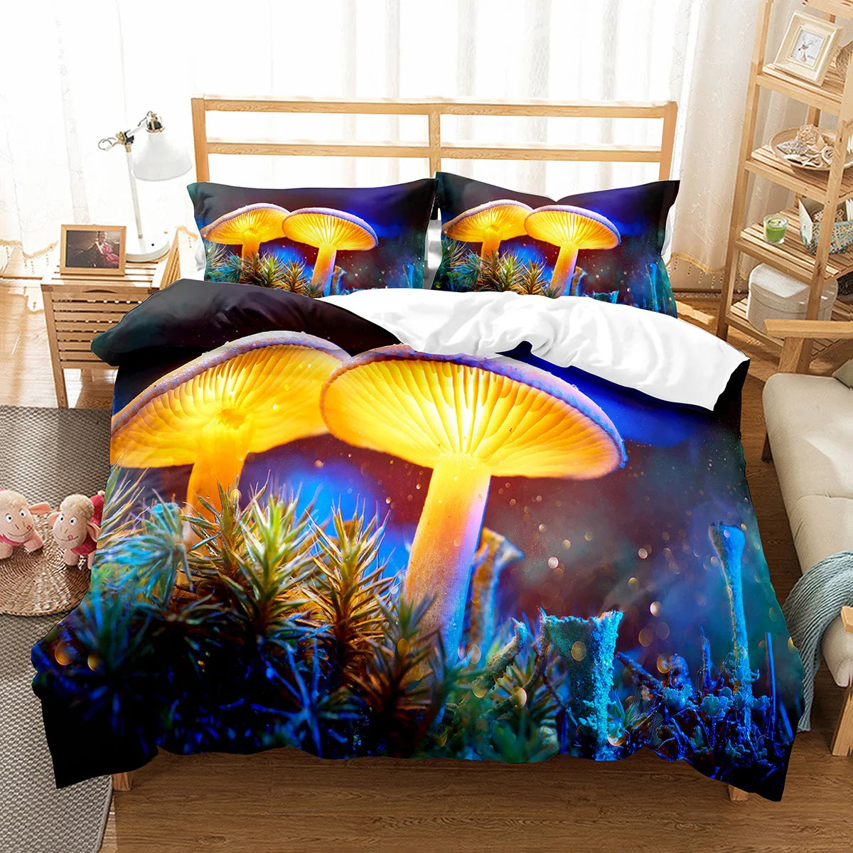 Duvet Cover and Pillowcase Sets - Mushroom Collection