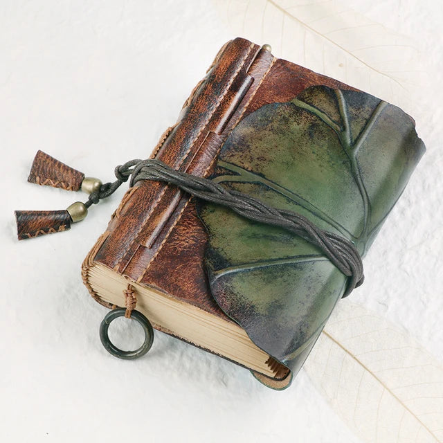 Leaf Leather Bound Journal