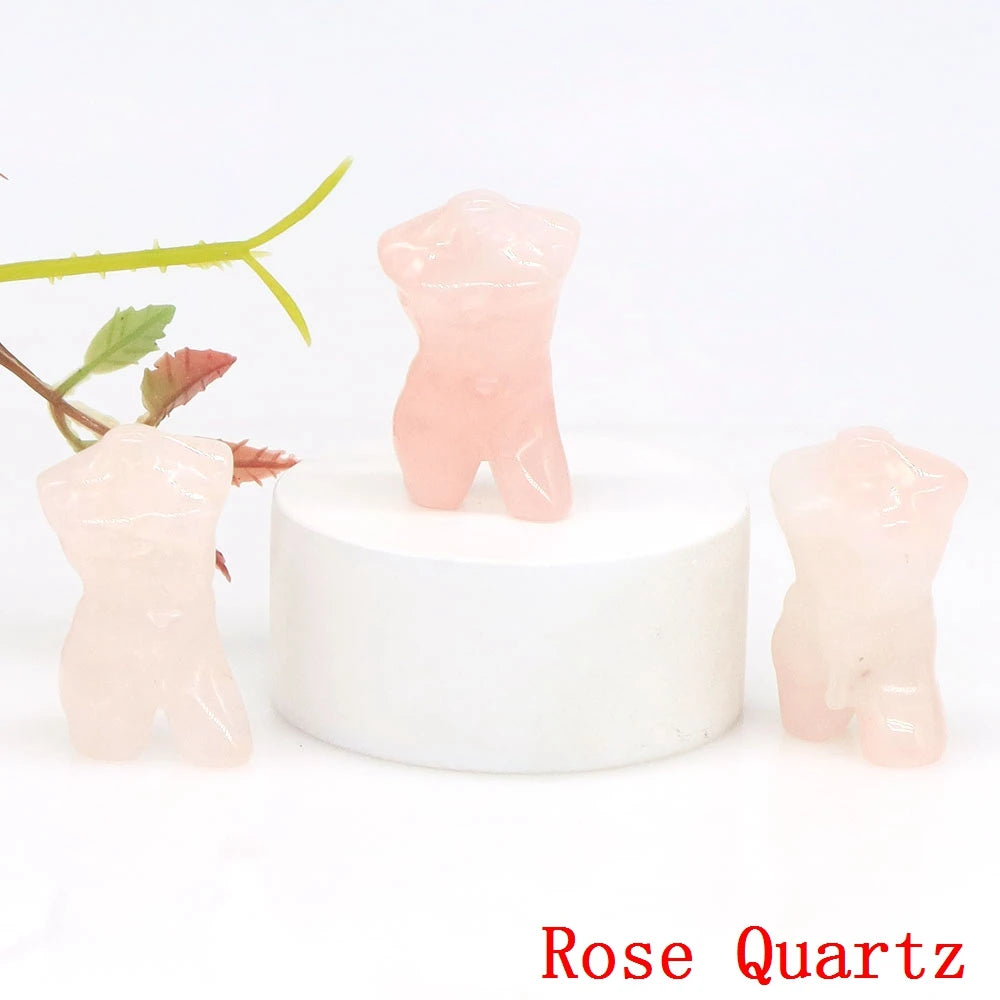 Mini Crystal Adonis Body Carvings