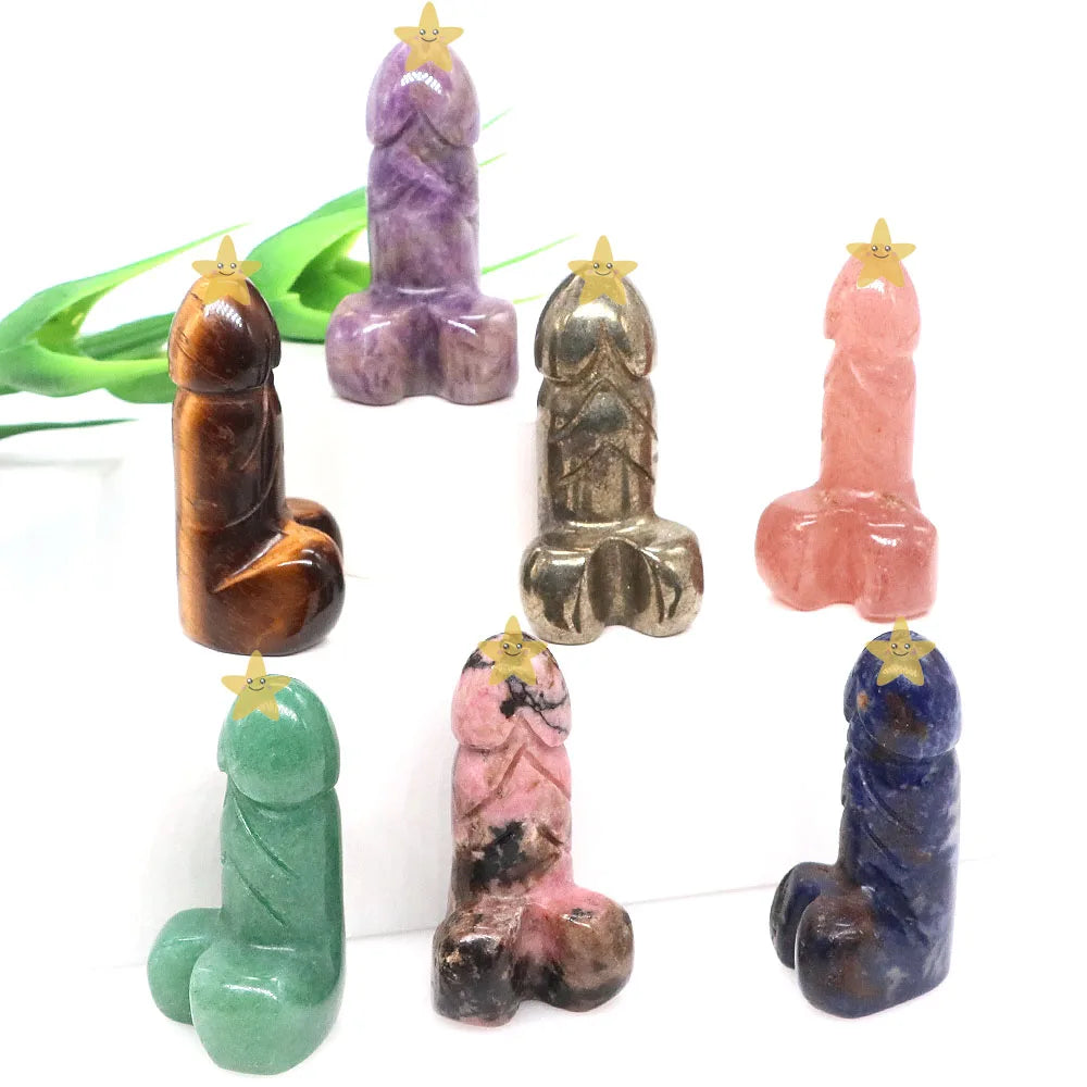 Mini Penis Crystal Carving