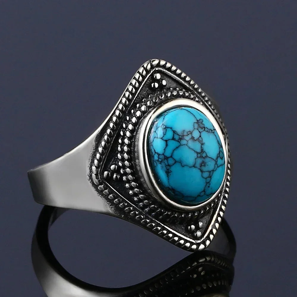 925 Sterling Silver Rings - Turquoise Collection - non-plated