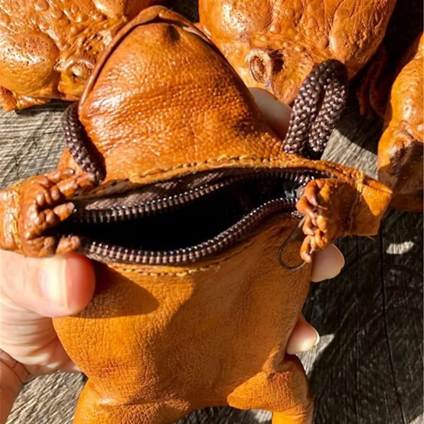 Taxidermy Cane Toad Purse