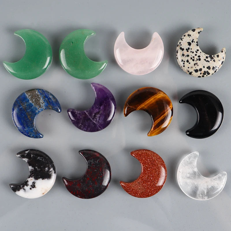 Mini Crystal Moon Carving