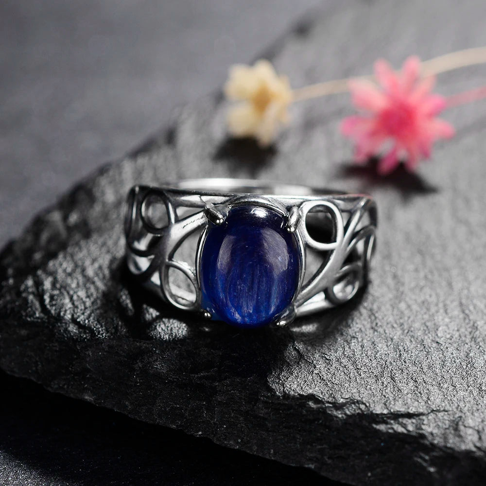 925 Sterling Silver Rings - Kyanite Collection - non-plated