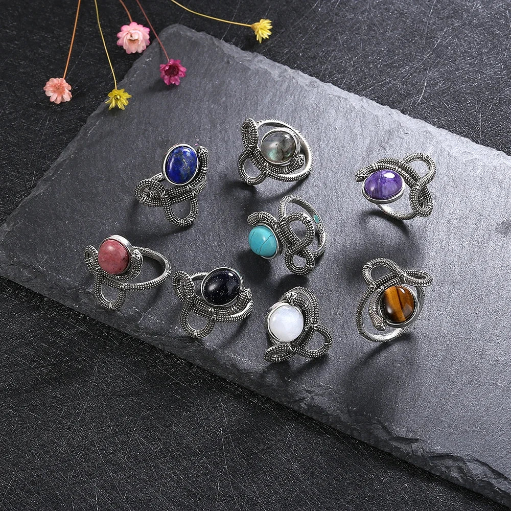 925 Sterling Silver Rings - Serpent Collection