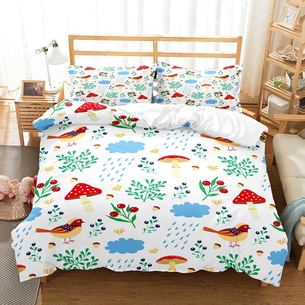 Duvet Cover and Pillowcase Sets - Mushroom Collection