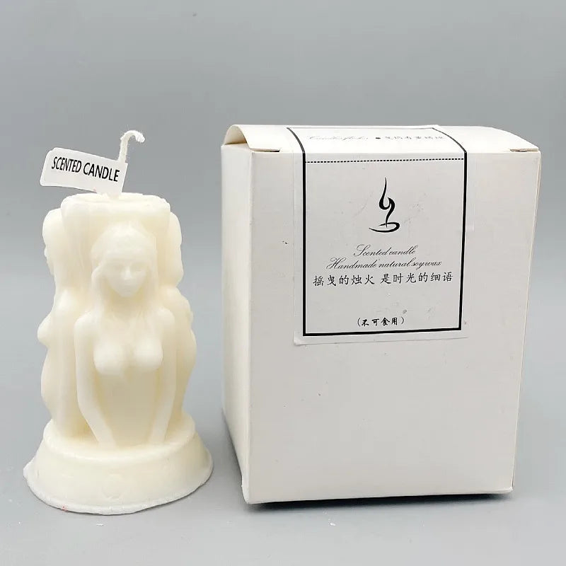 Triple Goddesses Body Candle