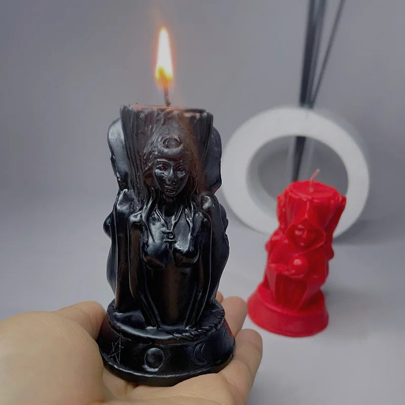 Triple Goddesses Body Candle
