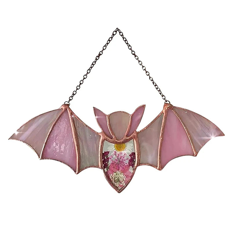 Acrylic Halloween Bat Suncatcher - 8”