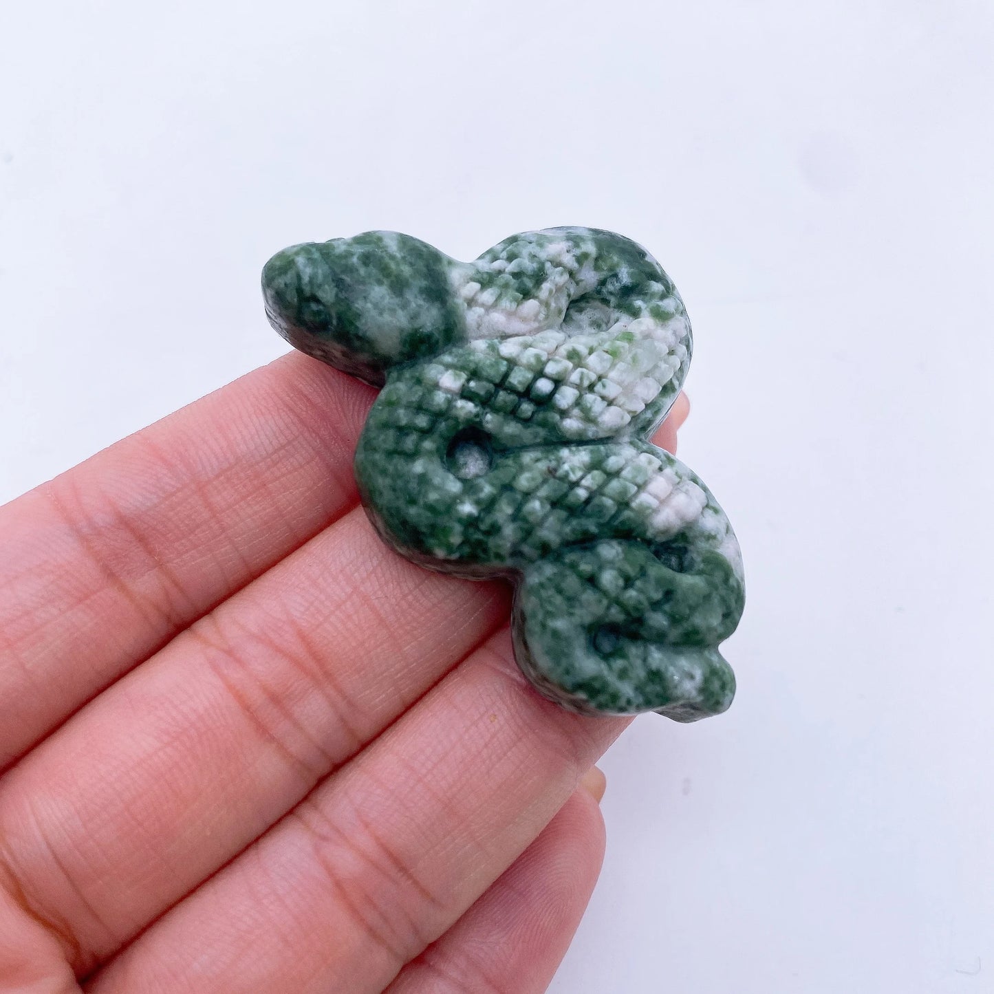 Mini Crystal Snake Carvings