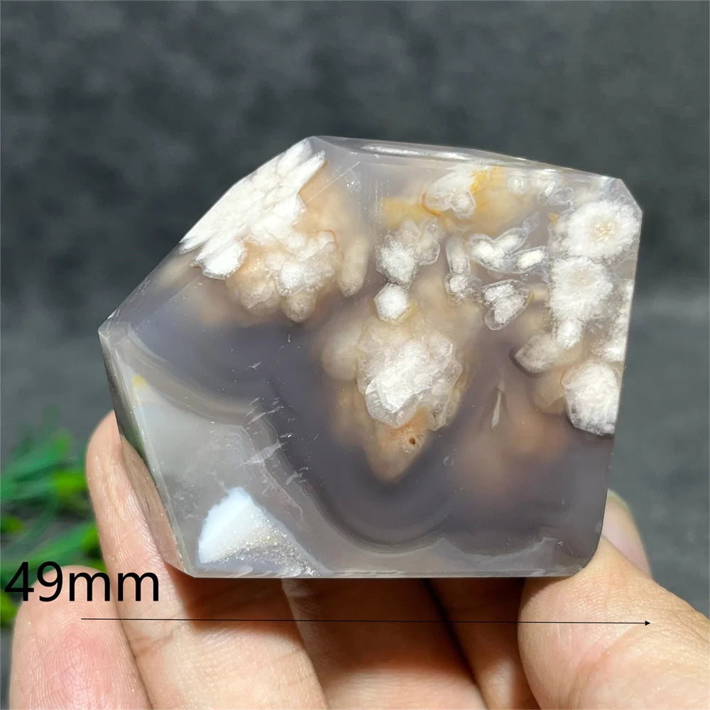 Flower Agate Crystal Free Form