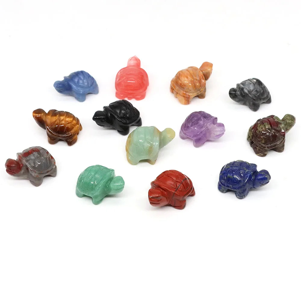 Mini Crystal Turtle Carvings