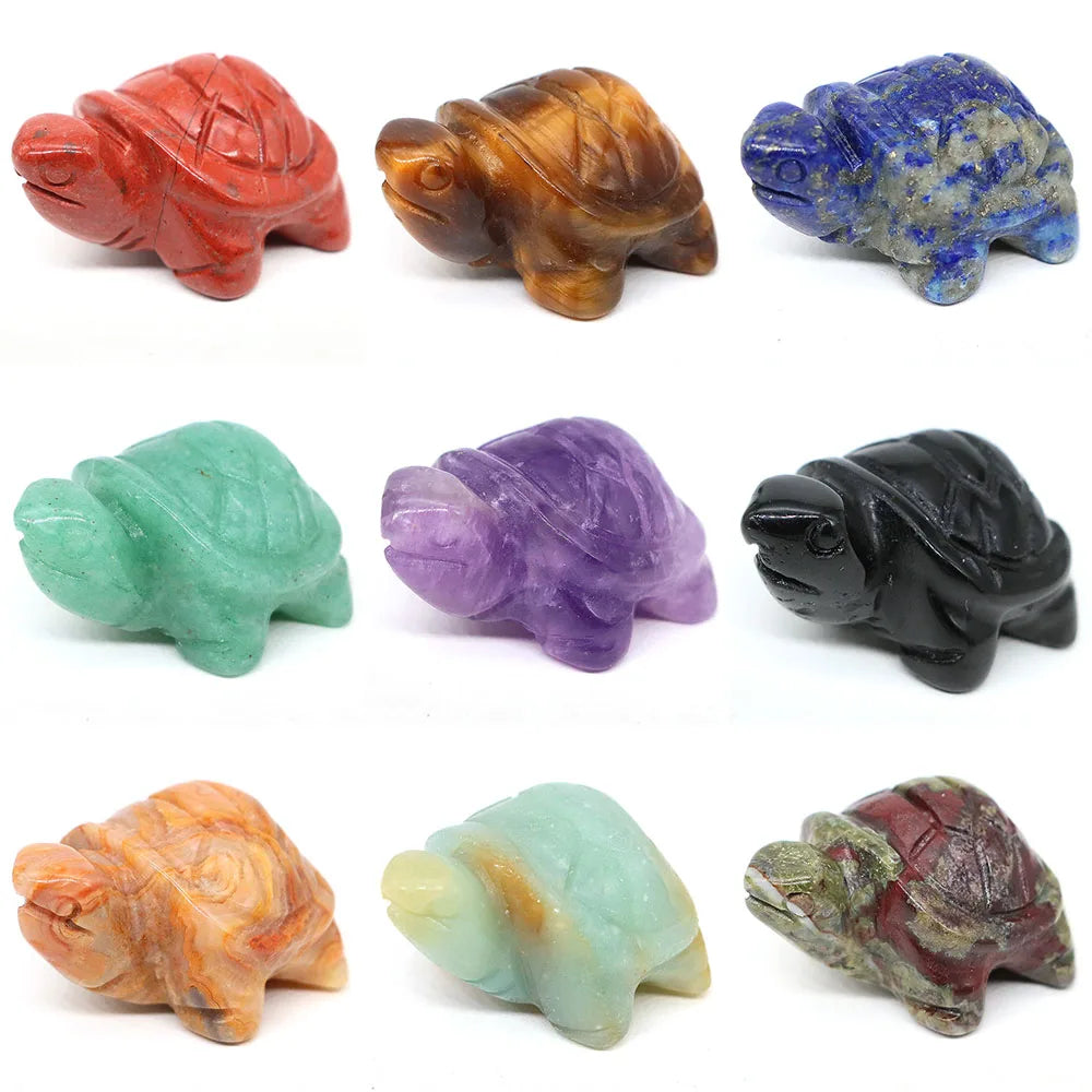 Mini Crystal Turtle Carvings