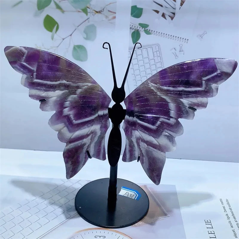 Crystal Butterfly Wings With Stand - Medium Collection