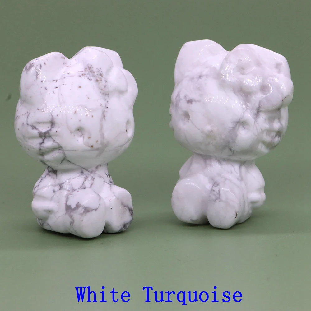 Mini Hello Kitty Crystal Carvings