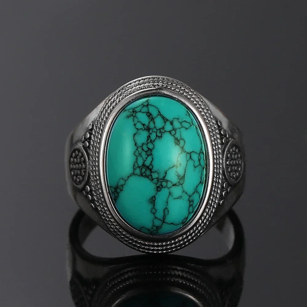 925 Sterling Silver Rings - Turquoise Collection - non-plated