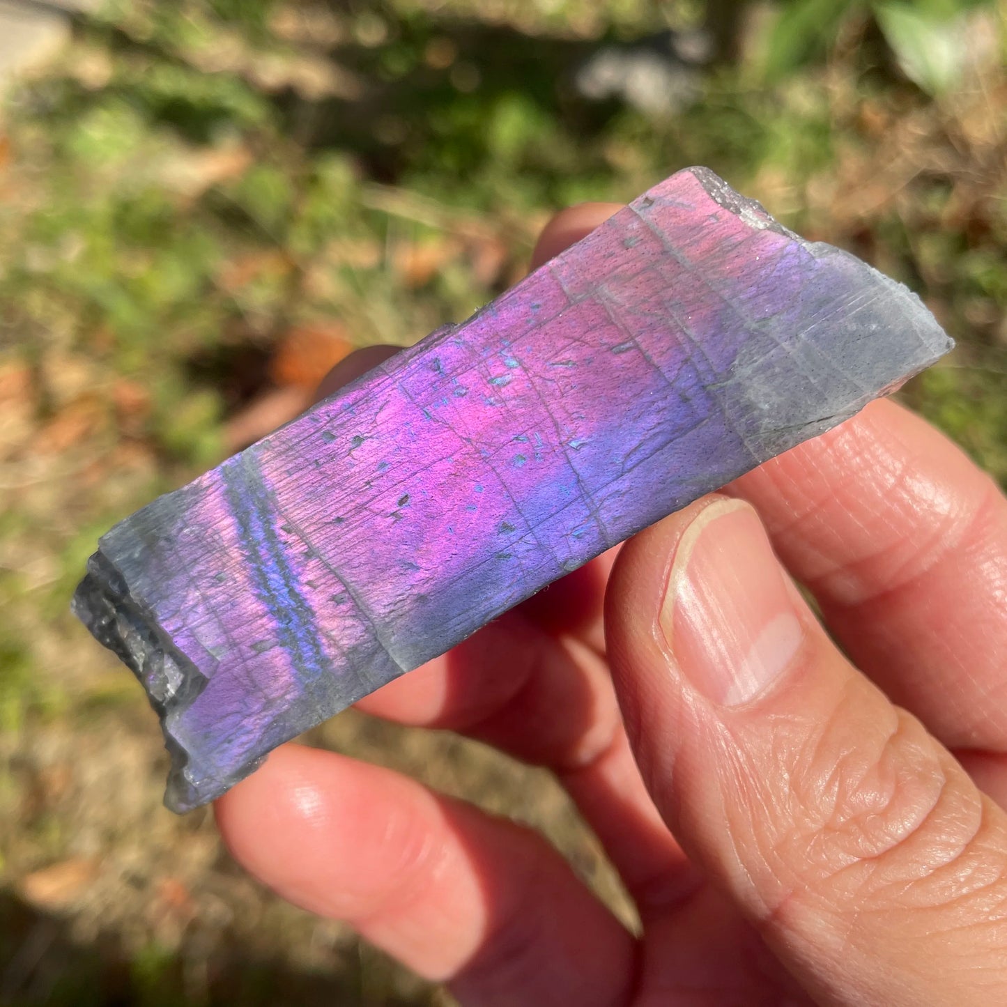 Purple Labradorite Slab