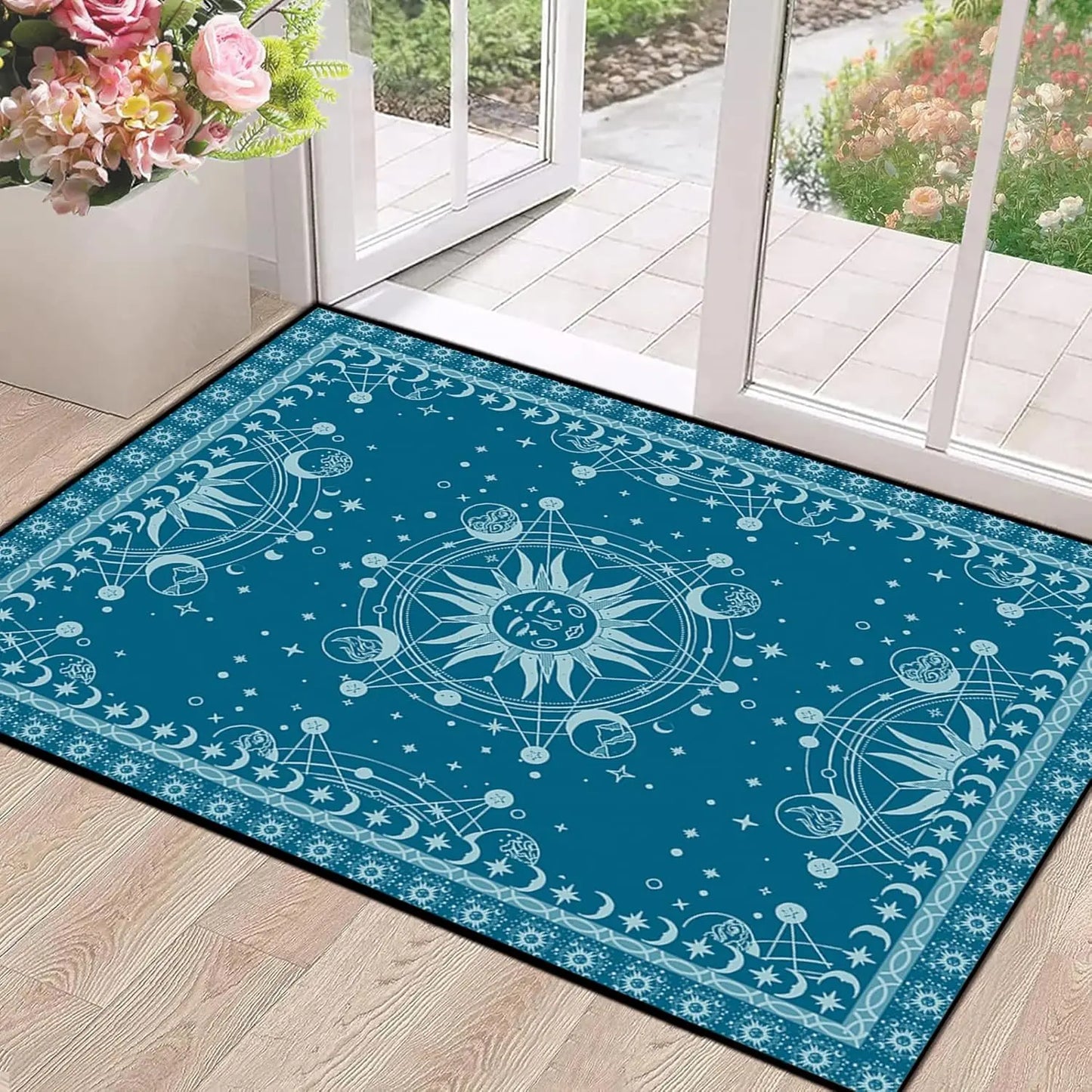 Sun and Moon Celestial Rug