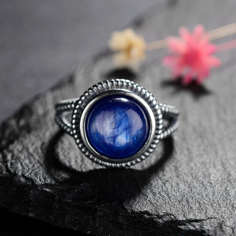 925 Sterling Silver Rings - Kyanite Collection - non-plated