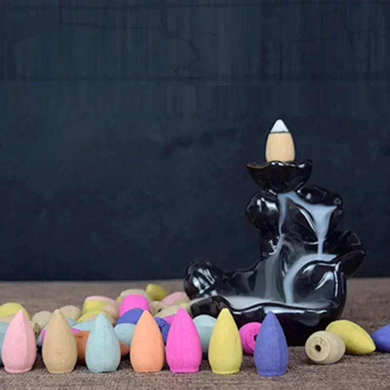 Back Flow Incense Cones - 10/20/50 Pieces