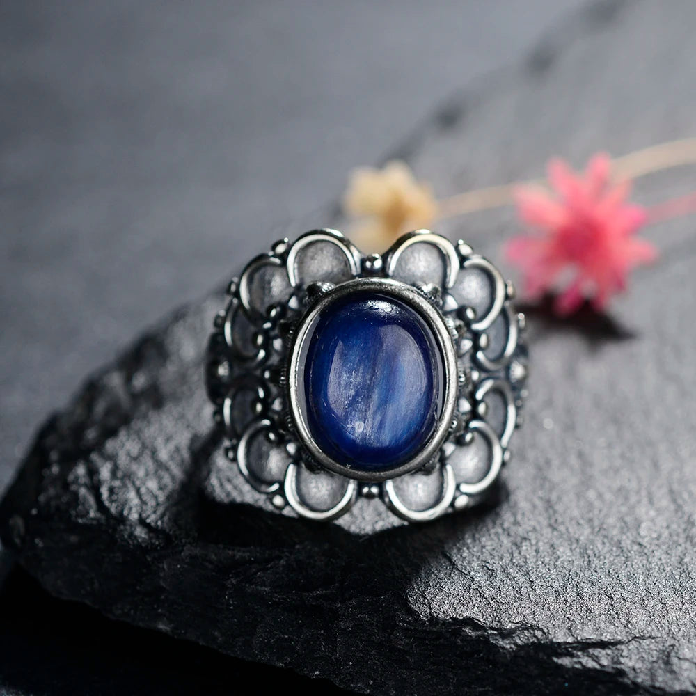 925 Sterling Silver Rings - Kyanite Collection - non-plated