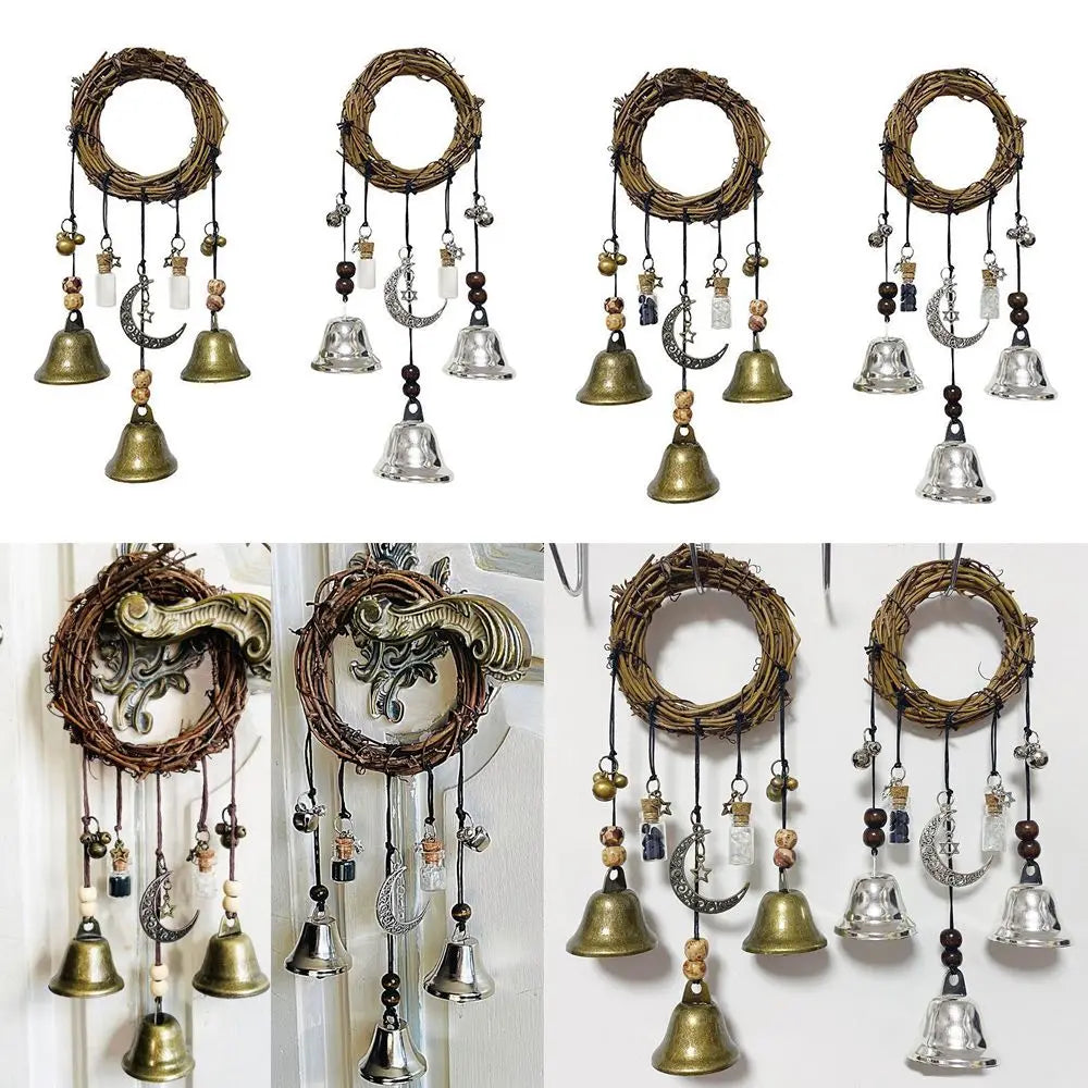 Hanging Wreath Witch Bells