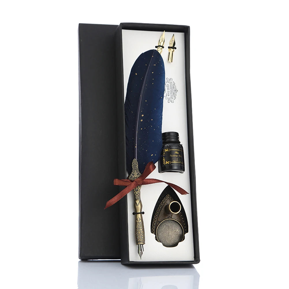 Feather Quill Pen Set