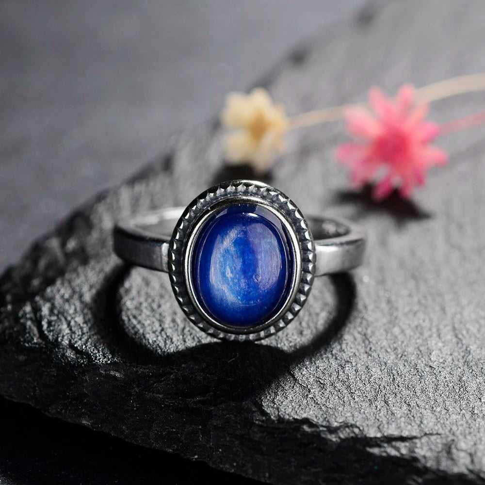 925 Sterling Silver Rings - Kyanite Collection - non-plated