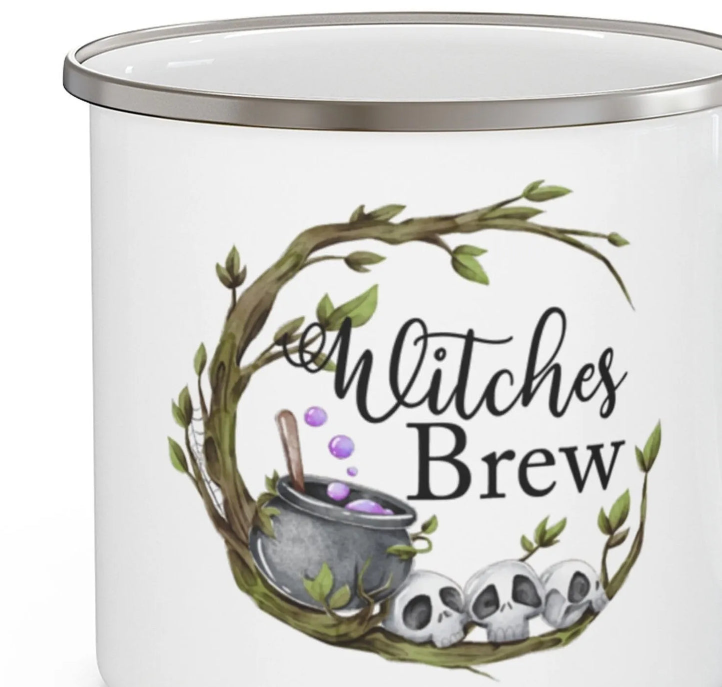 Whimsy Witches Brew Enamel Mug - 12oz