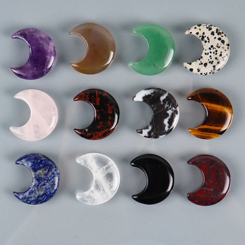 Mini Crystal Moon Carving