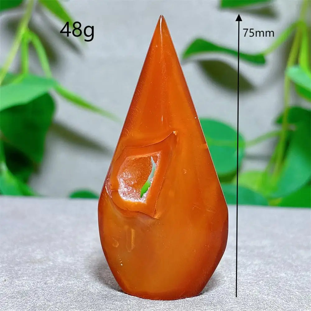 Carnelian Crystal Druzy Free Form