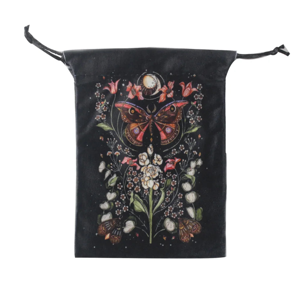 Tarot/Oracle Deck Bags - Moth and Botanicals Collection