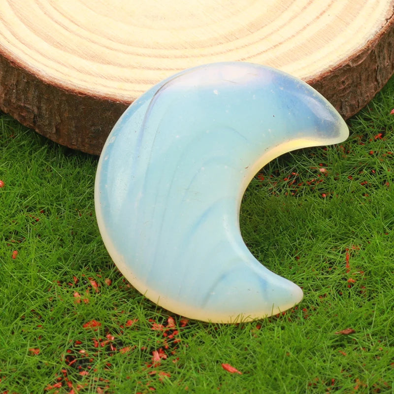 Mini Crystal Moon Carving
