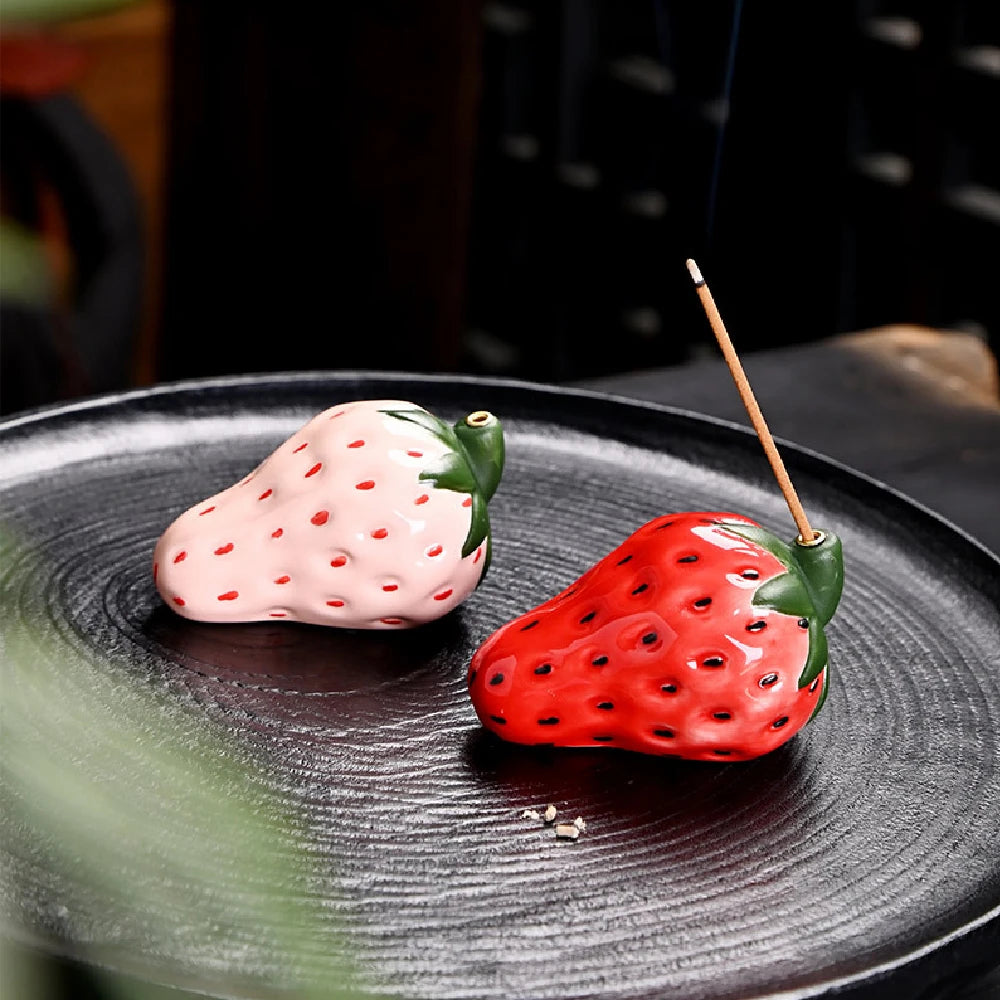 Oh Look, A Strawberry incense Holder