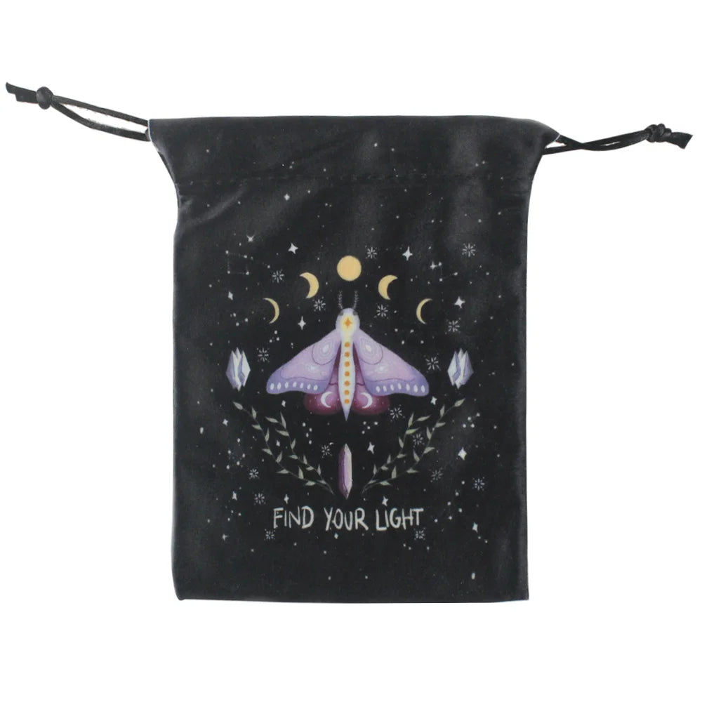 Tarot/Oracle Deck Bags - Moth and Botanicals Collection