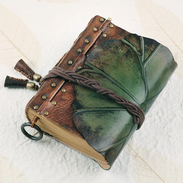 Leaf Leather Bound Journal