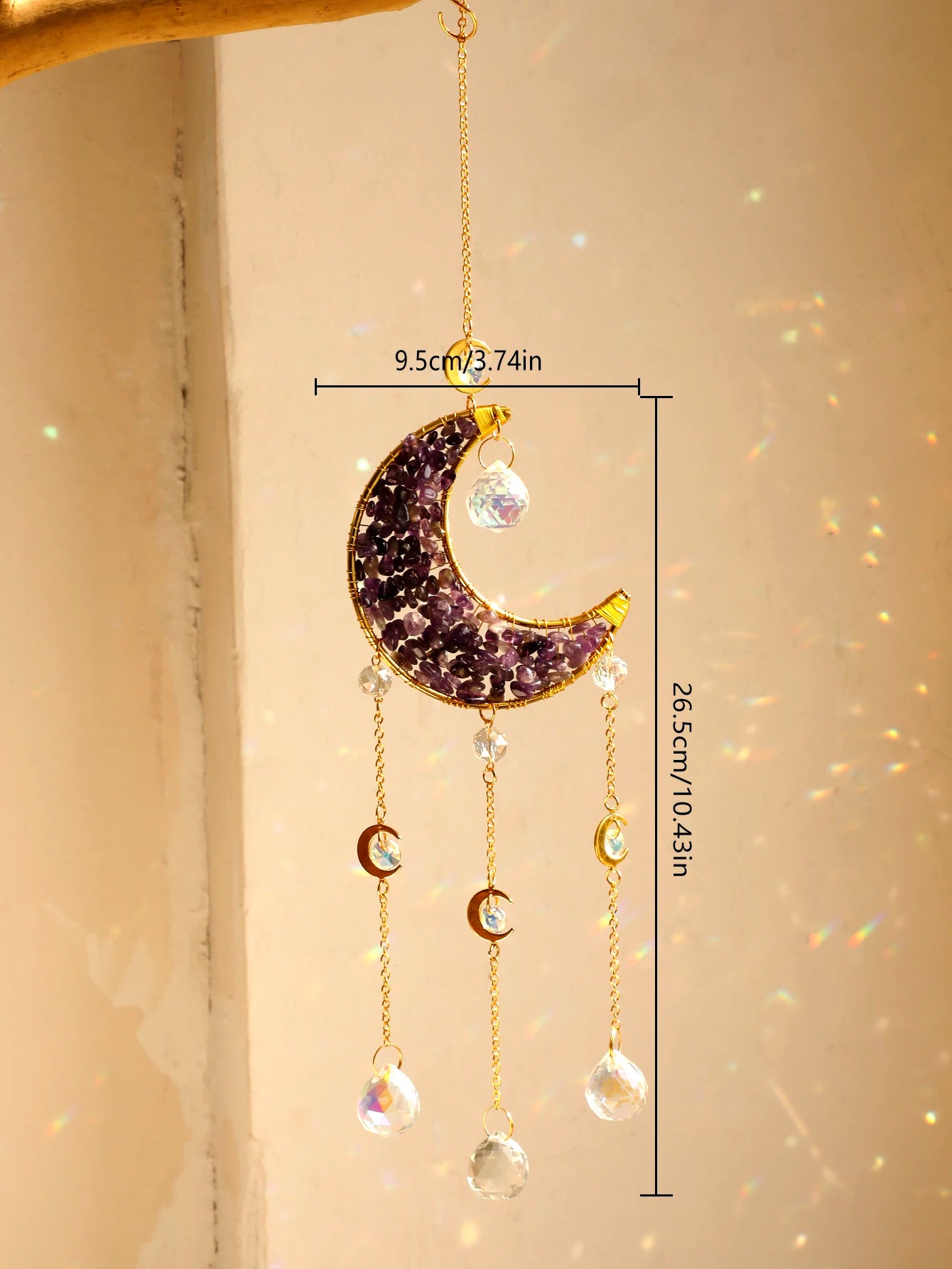 Crystal Suncatchers - Cresent Collection