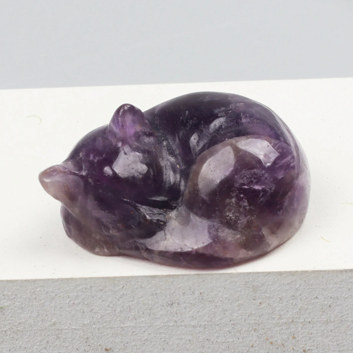Mini Sleeping Kitty Carvings
