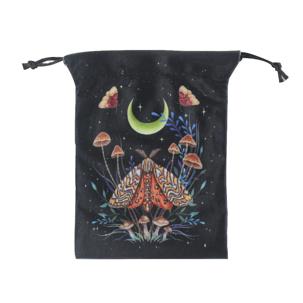 Tarot/Oracle Deck Bags - Moth and Botanicals Collection