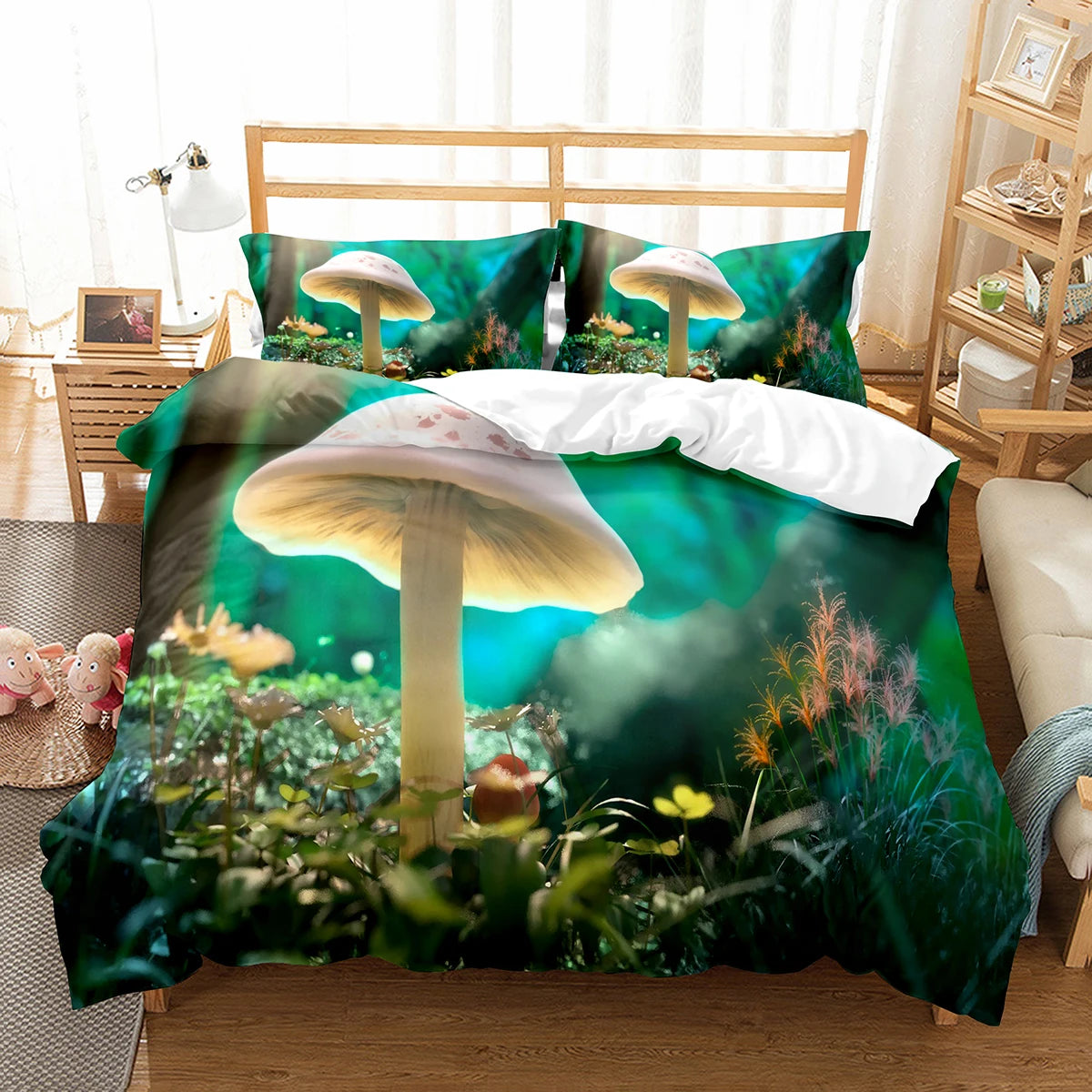 Duvet Cover and Pillowcase Sets - Mushroom Collection
