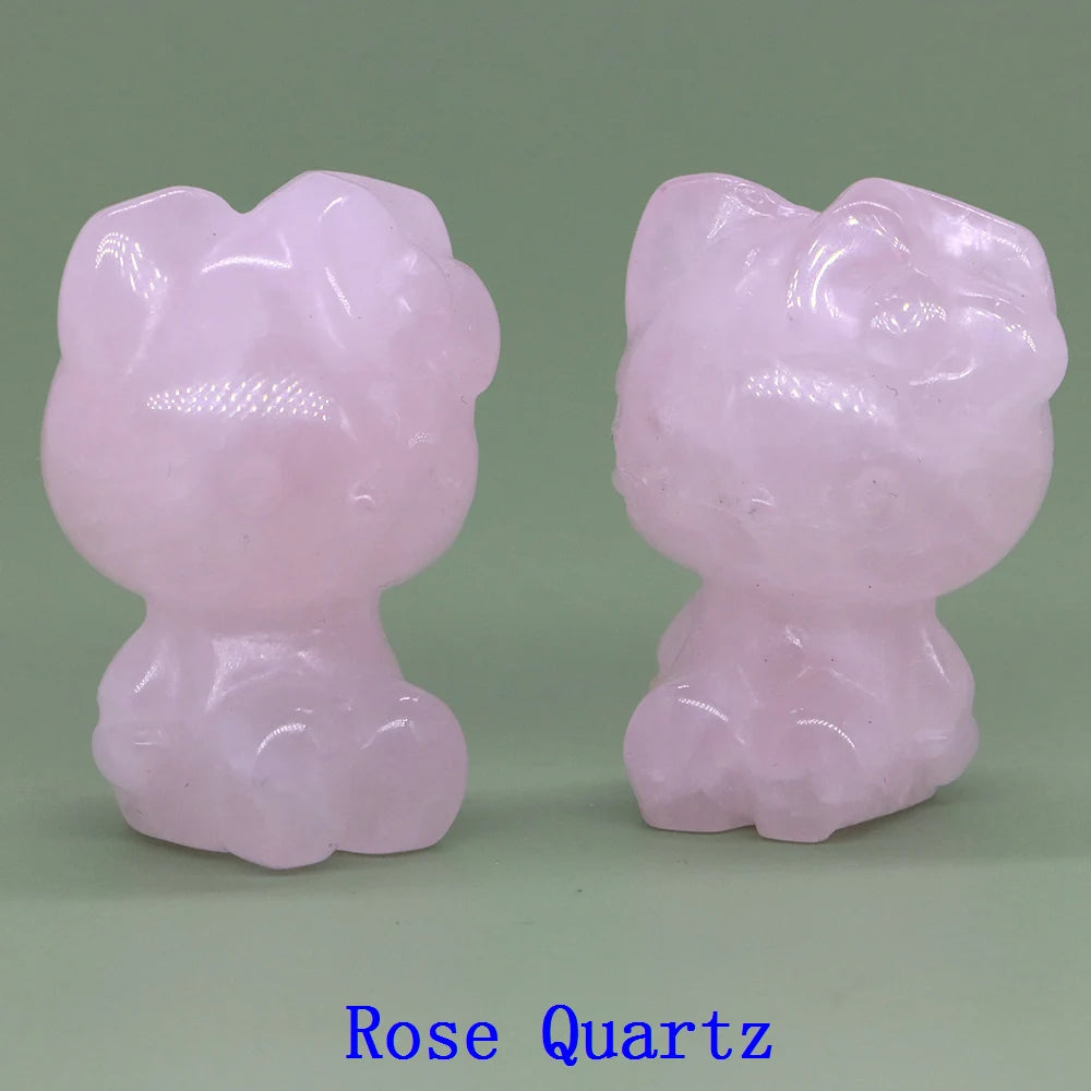 Mini Hello Kitty Crystal Carvings