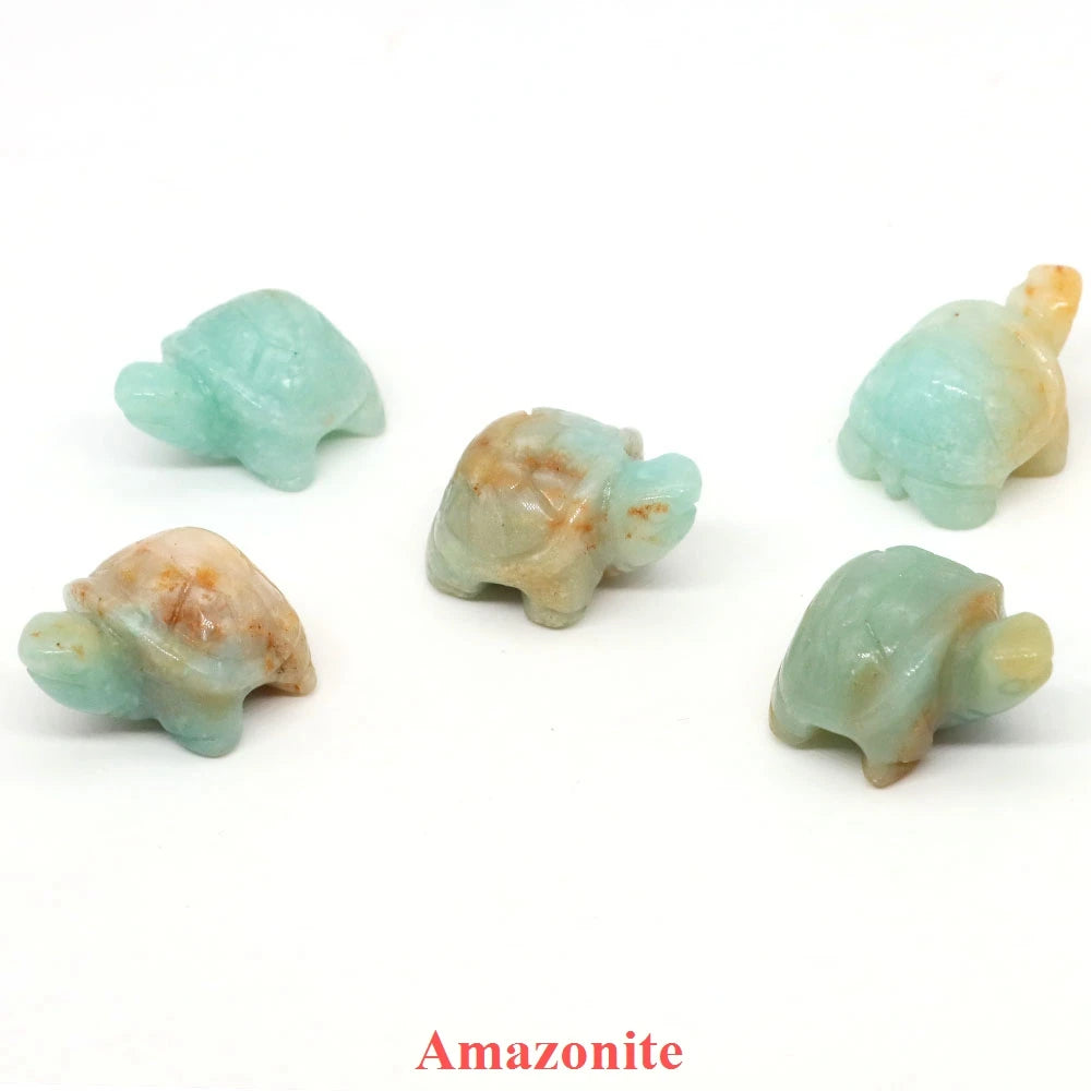 Mini Crystal Turtle Carvings