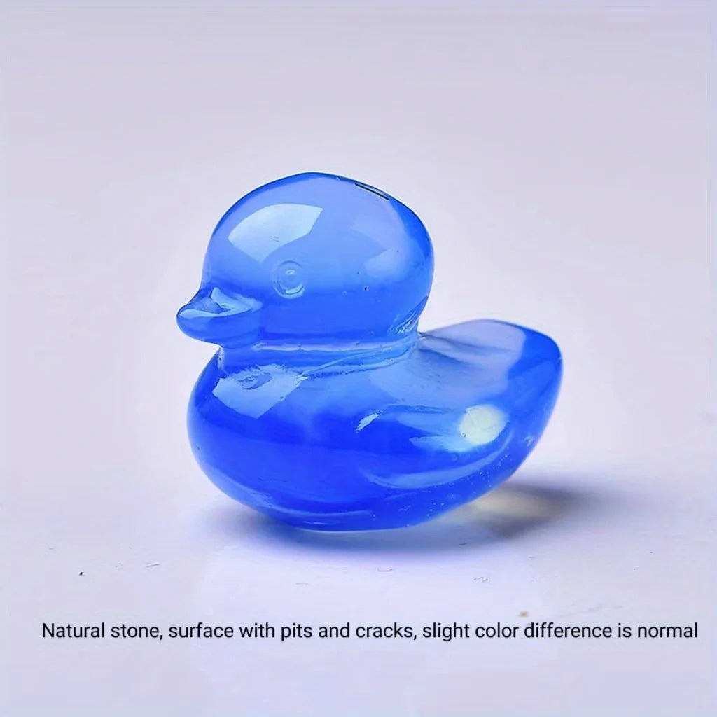 Mini Duckling Crystal Carving