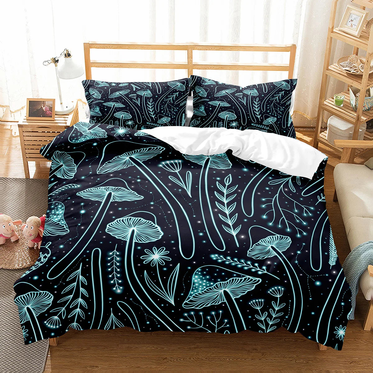 Duvet Cover and Pillowcase Sets - Mushroom Collection