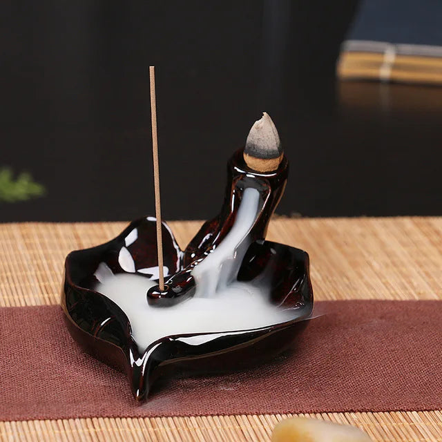 Back Flow Incense Burners - Crimson Ash Collection