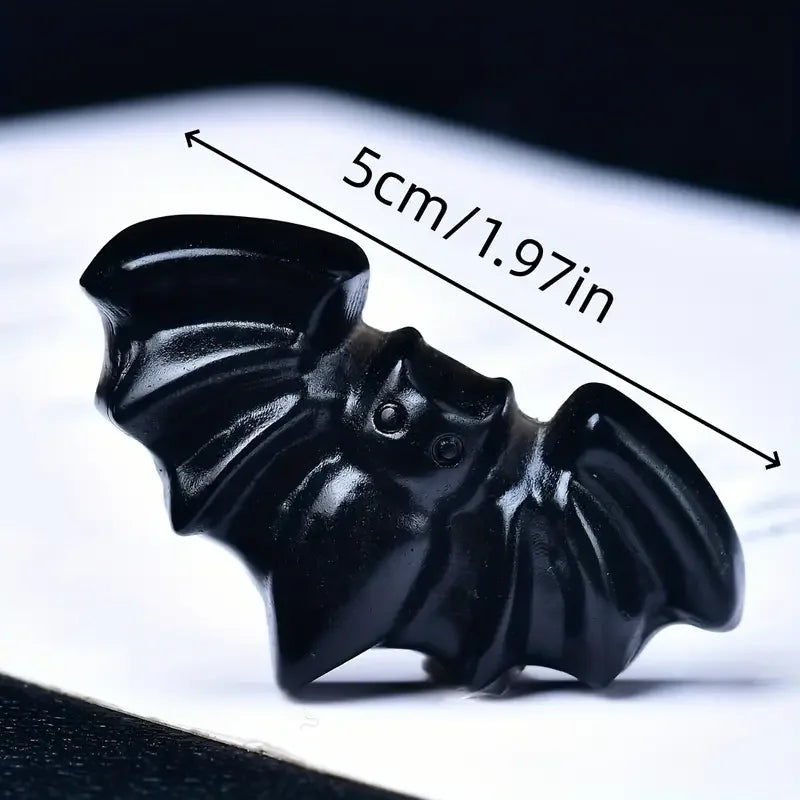 Mini Bat Crystal Carvings