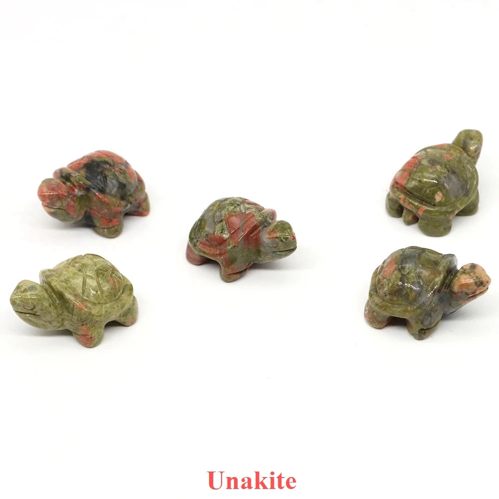 Mini Crystal Turtle Carvings