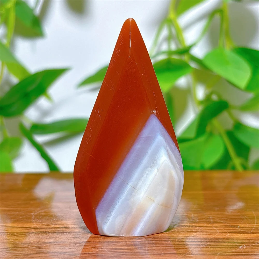 Carnelian Crystal Druzy Free Form
