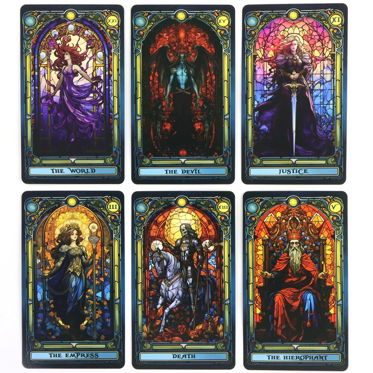 Stained Glass Tarot Deck