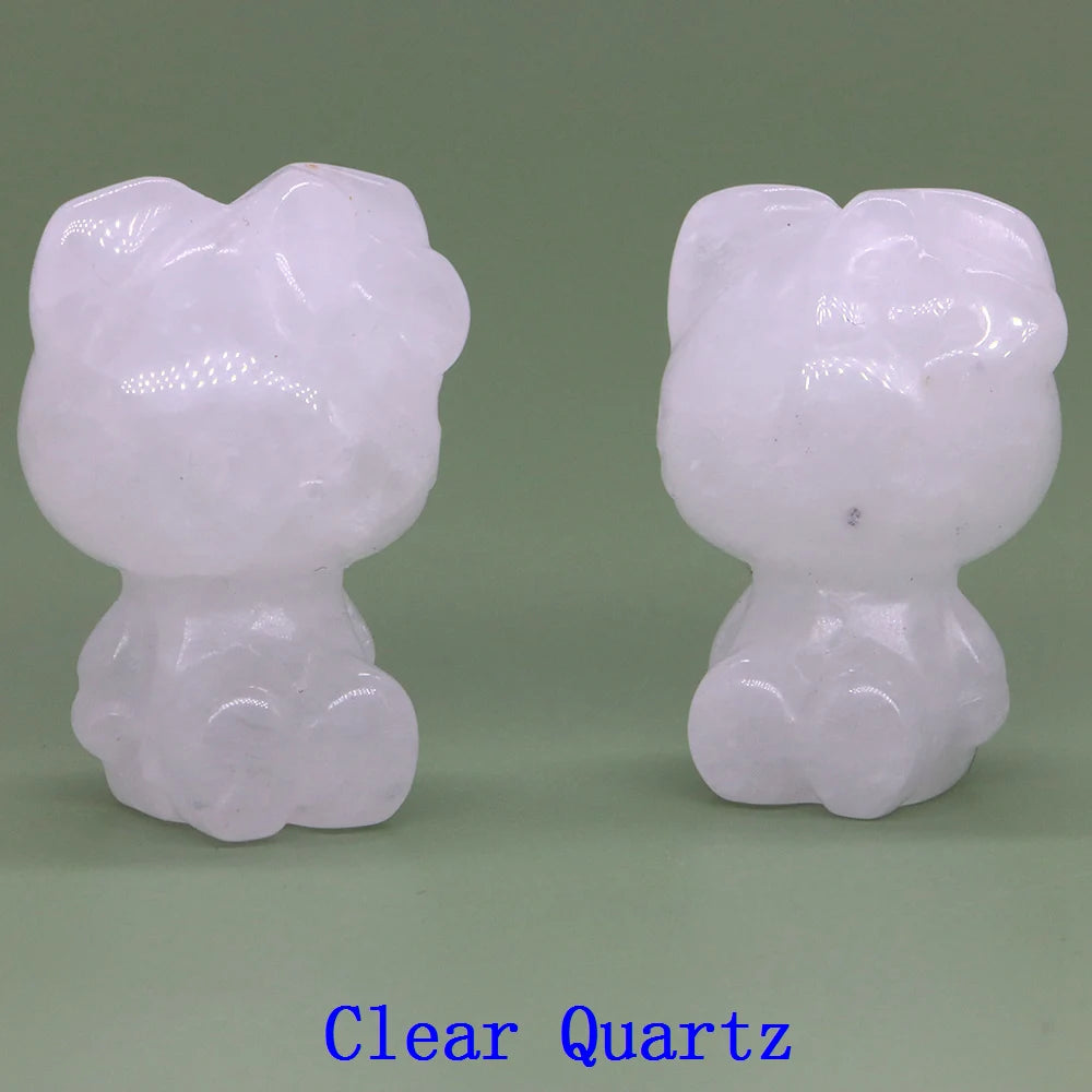 Mini Hello Kitty Crystal Carvings